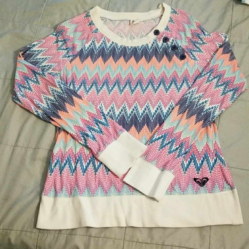 Roxy Multicolor Long Sleeve Shirt
